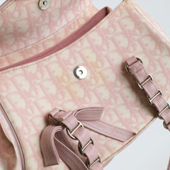 Dior Trotter Vintage Shoulder Pink