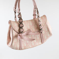 Dior Trotter Vintage Shoulder Pink