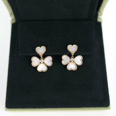 Van Cleef & Arpels Sweet Hearts Mother of Pearl MOP Earrings