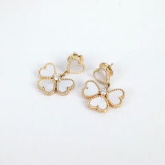 Van Cleef & Arpels Sweet Hearts Mother of Pearl MOP Earrings