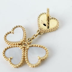 Van Cleef & Arpels Sweet Hearts Mother of Pearl MOP Earrings