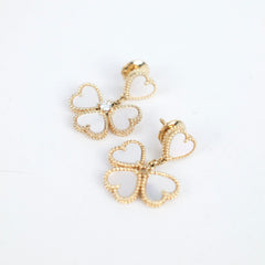 Van Cleef & Arpels Sweet Hearts Mother of Pearl MOP Earrings
