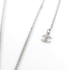 Chanel CC Pearl Teardrop Necklace Blue Costume Jewellery