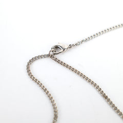 Chanel CC Pearl Teardrop Necklace Blue Costume Jewellery