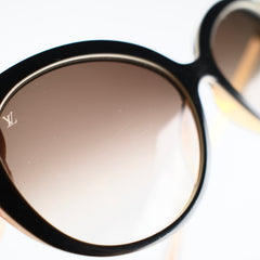 Louis Vuitton Gradient Cat Eye Sunglasses Brown