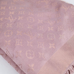Louis Vuitton Logomania Shine Scarf Mauve Purple