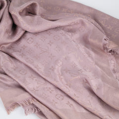 Louis Vuitton Logomania Shine Scarf Mauve Purple