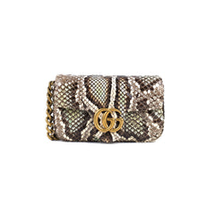 Gucci Supermini Python Marmont Belt Bag