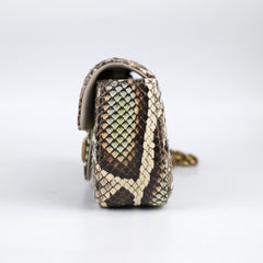 Gucci Supermini Python Marmont Belt Bag