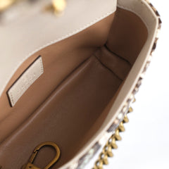 Gucci Supermini Python Marmont Belt Bag