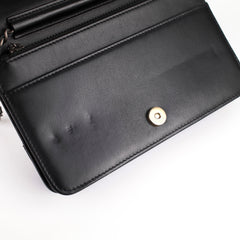 Chanel Gabrielle Wallet On Chain Black/White