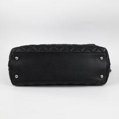 Chanel Coco Handle Medium Caviar Black