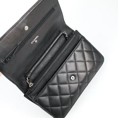 Chanel Wallet on Chain Black Lambskin SHW