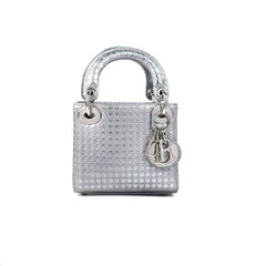 Dior Micro Lady Dior Silver
