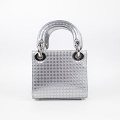 Dior Micro Lady Dior Silver