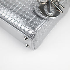 Dior Micro Lady Dior Silver