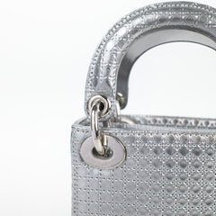 Dior Micro Lady Dior Silver