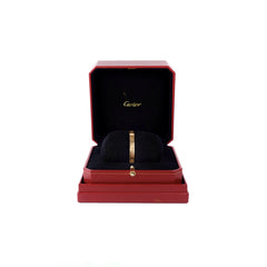 Cartier Love Rose Gold Size 17 Bracelet