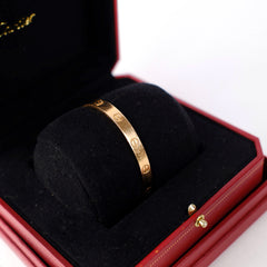 Cartier Love Rose Gold Size 17 Bracelet