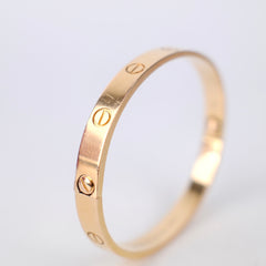 Cartier Love Rose Gold Size 17 Bracelet