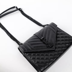 Saint Laurent Envelope Medium Black