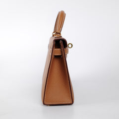 Hermes Mini Kelly Epsom Gold- Z Stamp