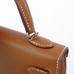 Hermes Mini Kelly Epsom Gold- Z Stamp