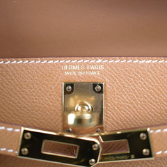 Hermes Mini Kelly Epsom Gold- Z Stamp