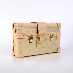Louis Vuitton Petite Malle Gold Denim