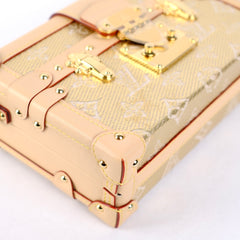 Louis Vuitton Petite Malle Gold Denim