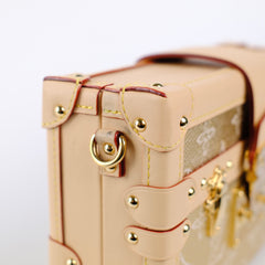 Louis Vuitton Petite Malle Gold Denim