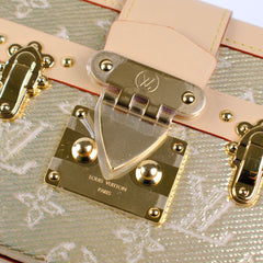 Louis Vuitton Petite Malle Gold Denim