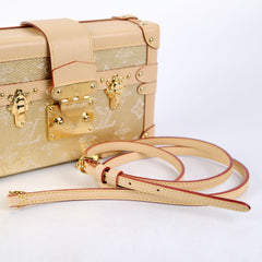 Louis Vuitton Petite Malle Gold Denim