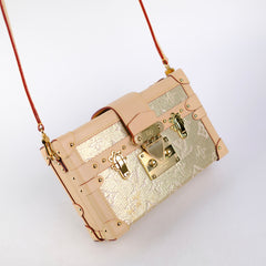 Louis Vuitton Petite Malle Gold Denim
