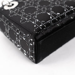 Christian Dior Mini Lady Dior Satin Black