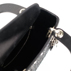 Christian Dior Mini Lady Dior Satin Black