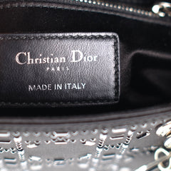 Christian Dior Mini Lady Dior Satin Black