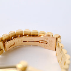 Rolex Day Date 36mm Gold Diamond Bronze Dial Watch