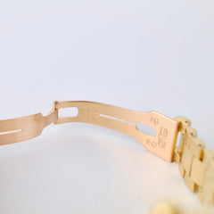 Rolex Day Date 36mm Gold Diamond Bronze Dial Watch