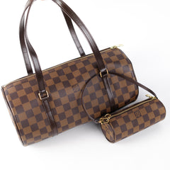 Louis Vuitton Papillon 30 Damier Ebene Set