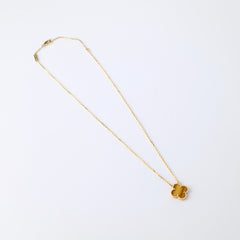 Van Cleef & Arpels Vintage Tiger Eye Pendant Necklace