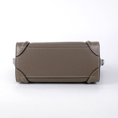 Celine Luggage Nano Calfskin Taupe