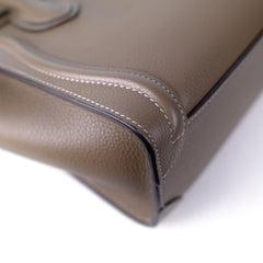 Celine Luggage Nano Calfskin Taupe
