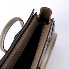 Celine Luggage Nano Calfskin Taupe