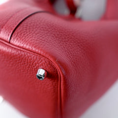 Hermes Picotin 18 Clemence Red- C Stamp