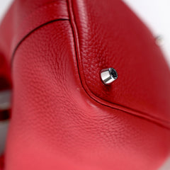 Hermes Picotin 18 Clemence Red- C Stamp
