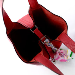 Hermes Picotin 18 Clemence Red- C Stamp