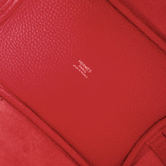 Hermes Picotin 18 Clemence Red- C Stamp
