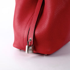 Hermes Picotin 18 Clemence Red- C Stamp