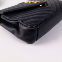 Saint Laurent Small College Black